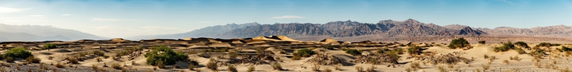 Fototapeta na wymiar Mesquite Flat Sand Dunes in Death Valley NP