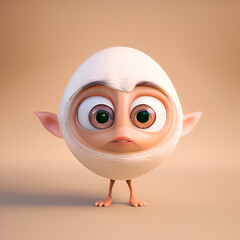 Obraz premium head of lamb egg