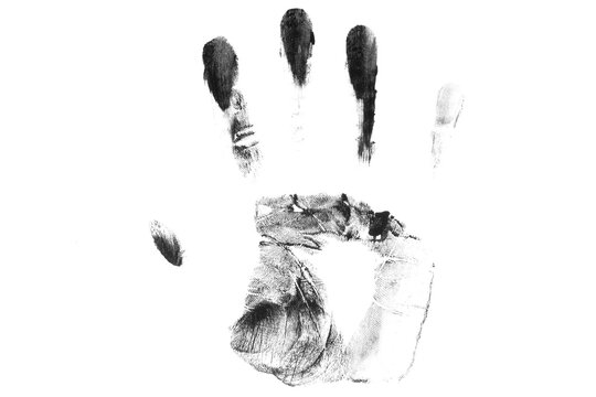 fingerprint hand palm texture png isolated 