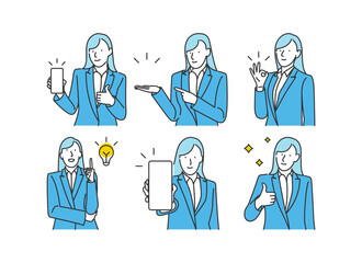 Fototapeta premium Employee marketing illustration icon at work