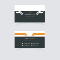 Modern Creative and Clean Business Card Design Template, Visiting Card