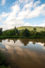 lake in the forest in brazil