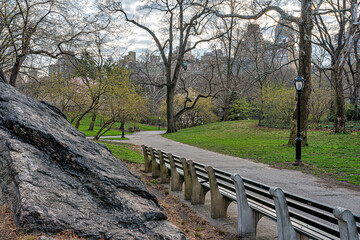 Fototapeta premium Central Park in spring