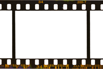 single dark retro film strip border isolated, empty film frame, nice photo mockup placeholder.