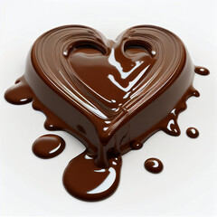 heart shape molten chocolate
