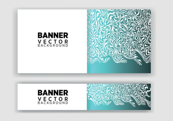 set of creative web banners of standard size with a place for text. Business ad banner. Poster and banner design template.