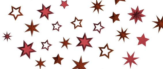 stars background, sparkle lights confetti falling. magic shining Flying christmas stars on night