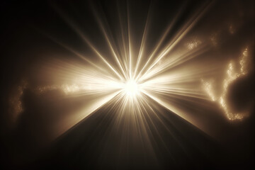 Fototapeta na wymiar abstract heavenly background illuminating with rays of sunshine