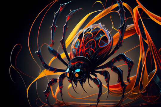 Scary Spider - Generative AI Content