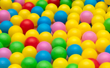Fototapeta na wymiar colored balls close-up