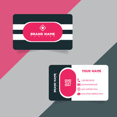 Corporate or Personal Visiting Card or Business Card Design Template