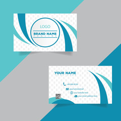 Corporate or Personal Visiting Card or Business Card Design Template