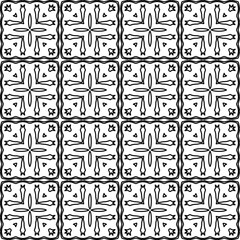 Stylish texture with figures from lines.
Abstract geometric black and white pattern for web page, textures, card, poster, fabric, textile. Monochrome graphic repeating design.