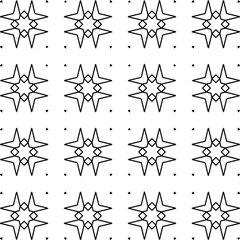 Stylish texture with figures from lines.
Abstract geometric black and white pattern for web page, textures, card, poster, fabric, textile. Monochrome graphic repeating design.
