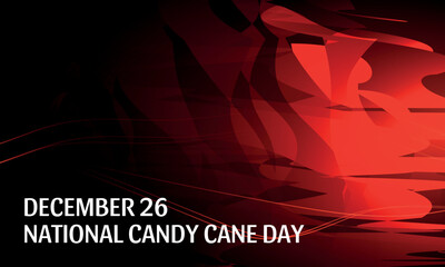 National Candy Cane Day. Design suitable for greeting card poster and banner