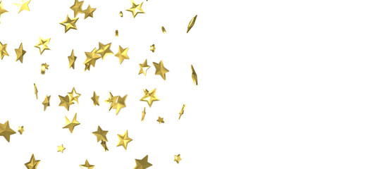 A gray whirlwind of golden snowflakes and stars. New