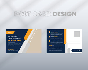 Corporate Postcard Design Layout,Postcard Design Templet Design