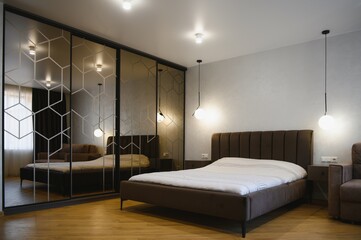 Stylish apartment interior. Idea for home design