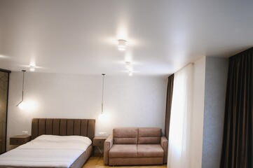 Stylish apartment interior. Idea for home design