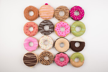 Handmade felt donuts