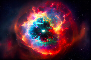Fototapeta premium Discovering the Endless Wonders of the Universe: From Galaxies and Nebulas to Stars and Supernovas