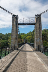 The Bono suspension bridge (Year 1840) is one of the oldest bridges of this type in France and is classified as a historic monument.