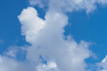 blue sky with clouds