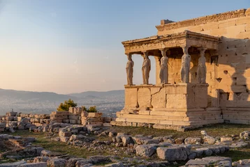 Poster Acropolis of Athens - Erechtheion and the Caryatids © Bruno Coelho