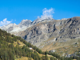 Fototapeta na wymiar Image of the famous mountain called Matterhorn or Cervino
