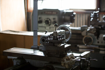 Where parts are made with a lathe