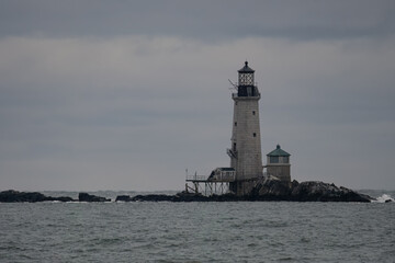 Graves Light at The Graves in Boston Harbor