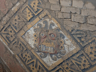 Huaca de la Luna en Trujillo, Peru