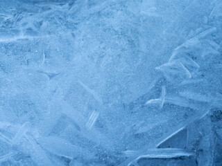 Frozen ice background. For designers and weather services.