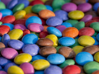 Fototapeta na wymiar Candy close-up. Colored background.