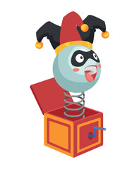 surprise box with joker emoji