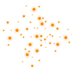 Multicolor Glowing Circle Dots