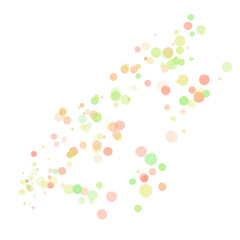 Multicolor Glowing Circle Dots