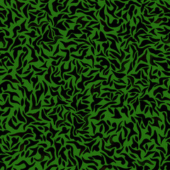 Fototapeta na wymiar Green and black abstract shapes 