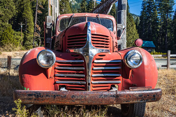 rusty old pickup truck