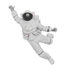 astronaut is jumping to the side © DM7