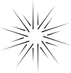 Obraz premium Starburst, sunburst