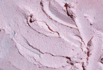 pink texture of greek taramasalata with caviar on a plate original background