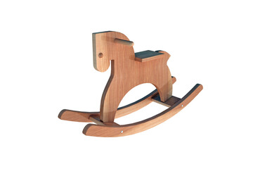 wooden rocking horse - 564423409