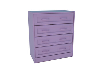 wooden cabinet isolated - 564423446