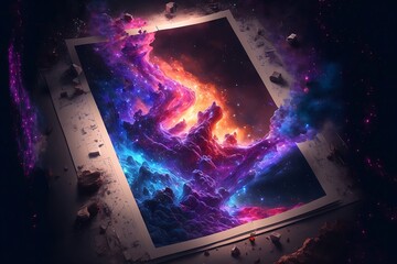 Galaxy Universe Wallpaper Generative AI