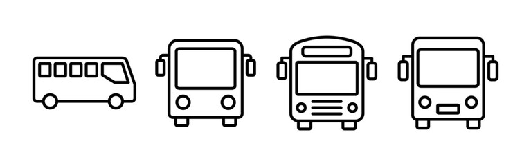 Bus icon vector for web and mobile app. bus sign and symbol. transport symbol © Lunaraa