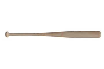 Baseball bat isolated on a blue background. 3d rendering.