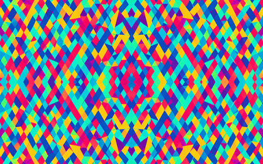 pattern shape with colorize pop art style abstract background