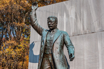 Theodore Roosevelt Monument, Roosevelt Island, Washington DC USA, Washington, District of Columbia