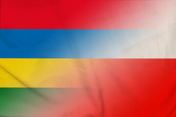 Mauritius and Poland government flag international relations POL MUS
